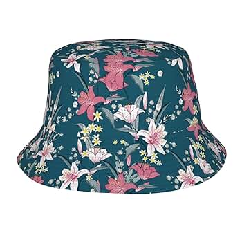 帽子 LOTUS BUDS PATTERN BUCKET HAT GAKKIN Lotus Buds Pattern Bucket Hat Gakkin | eBay